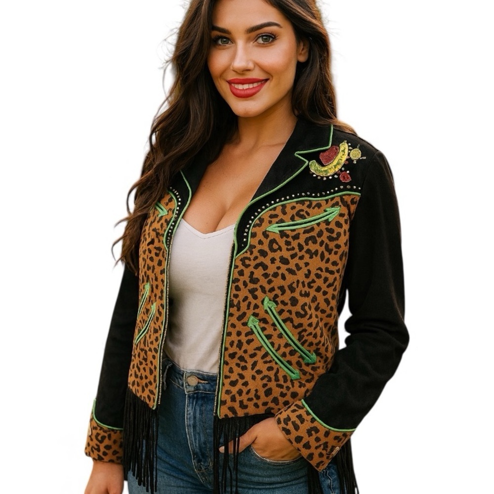 Double D Ranch heavily embellished and embroidered “Wildcatter” Jacket NWT